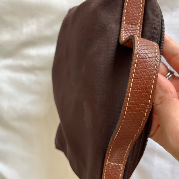 Longchamp brown cosmetic pouch - Picture 4 of 7